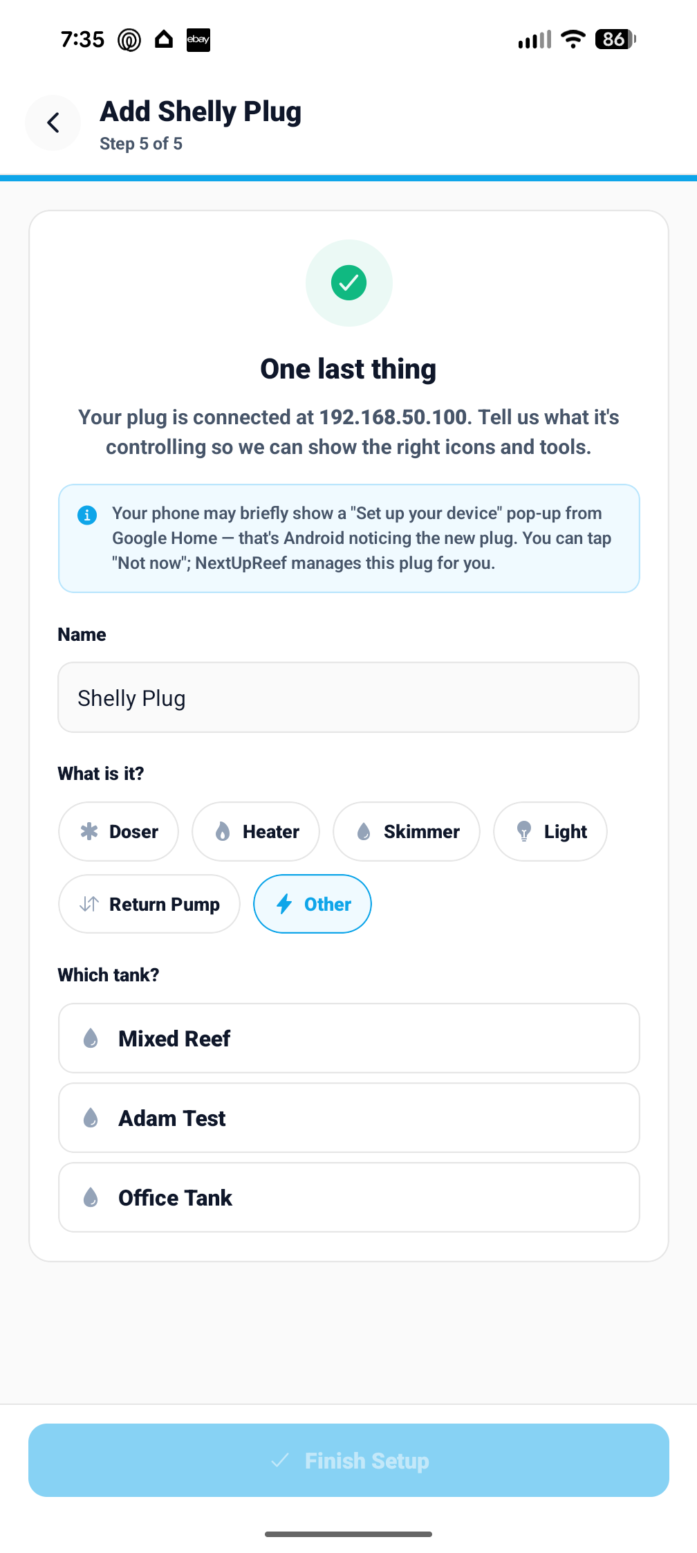 Step 5: name and assign